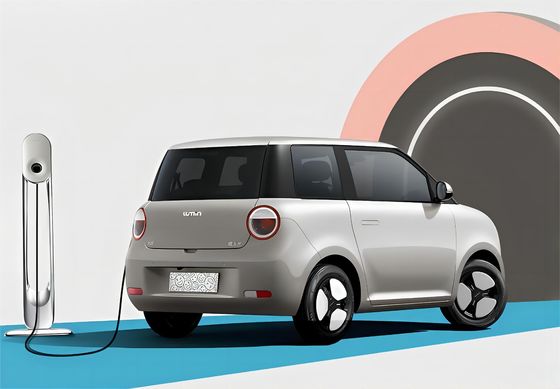 Piccole automobili elettriche della berlina dei veicoli elettrici 155KM New Energy di Changan Lumin
