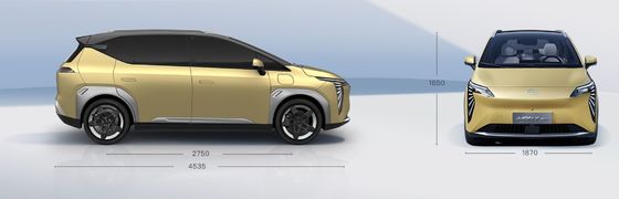 AION Y più distanze in miglia lunga amichevole ad alta velocità 510km/610km delle automobili elettriche di ECO