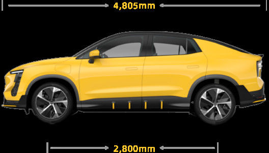 Automobili intelligenti dell'incrocio EV dell'automobile elettrica 405km del certificato di Aiways U6 WVTA