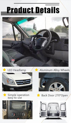 congelatore elettrico elettrico Van di 73.6kWh Mini Cargo Van 110km/H 288km Max Range