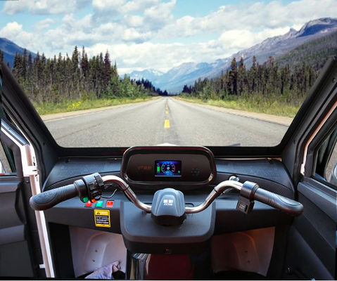 Il triciclo elettrico della ruota di Jinpeng CX 1000W tre pieno ha chiuso la cabina 3 Seater 27km/h