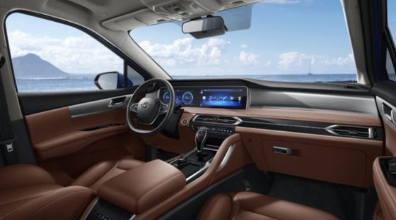 Gamma delle prestazioni elettrica 500km dell'automobile MPV del passeggero dei sedili di Haima 7X-E 7 alta