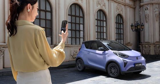 Chery New Energy Little Ant Mini EV Car Multi Colors Con 100 km/h di velocità