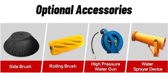 Lavatrice di pavimenti di cabina interamente sigillata Tipo di guida Lavatrice stradale