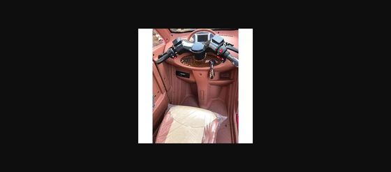 Triciclo elettrico a tre ruote a carbone chiuso con motore da 1200W 3 posti