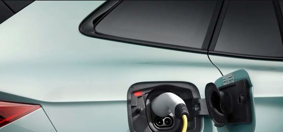 abbastanza confortevole da guidare&commendably veloce a Skoda Enyaq iv80 82kWh batteria singolo motore,auto elettrica a trazione posteriore