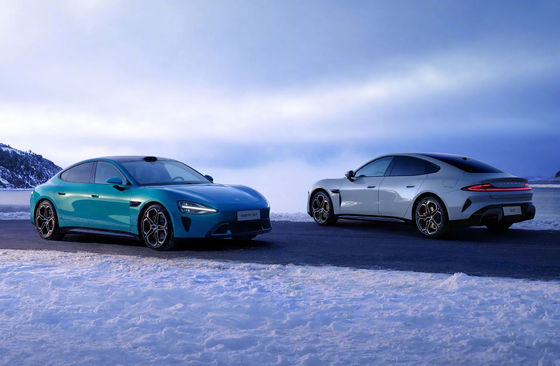 Nuova Xiaomi SU7 Sedan 475kW o 664cv Potenza 165mph Veicolo a nuova energia