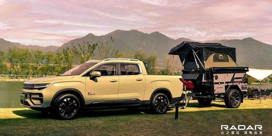 Nuovo camion elettrico 2024 Radar RD6 all-wheel drive pickup con potenza 200kW coppia 384Nm