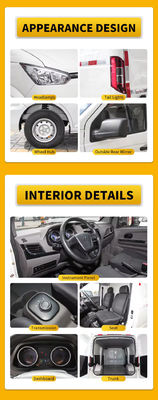 2024 Nuovo Vanvoiture Electrique Veicoli a nuova energia Carros Cargo elettrico Mini Van Nuovo Gonow Shuailing 260km 60kw