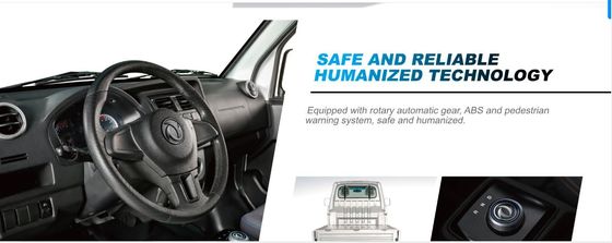 China Brand Electric Mini Truck con Van Ruichi Ek01s Capacità di carico 720kg 6cbm Container, camion elettrico puro