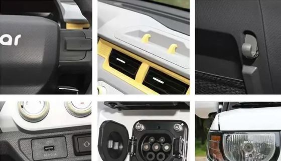 Carro elettrico conveniente e pratico- Chery QQ Ice Cream Qirui 2024 170km 205km 3 porte 4 posti Mini EV Minicar