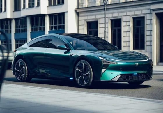 Mostra di auto di Pechino Jiyue07 200kw Potenza motore 27w;S PURO AUTO ELETRICO Con velocità massima a 200km/h