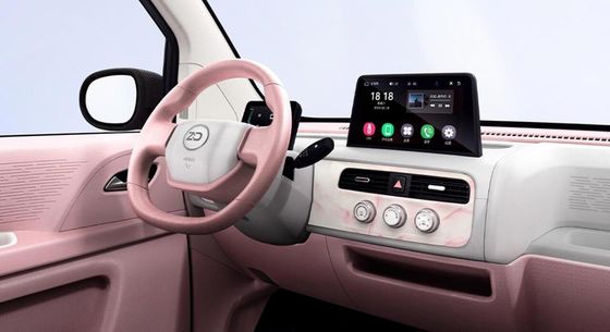 Opzioni multi-colore Mini Ev Cars Zhido Rainbow con CLTP 205km 17,13/17,3kwh Batteria per 20&30kw di potenza