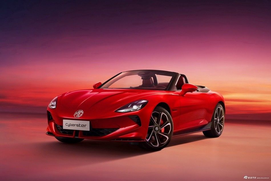 MG Cyberster Soft Top Pure Electric Cars Con 501 km di autonomia e 193 km di velocità massima