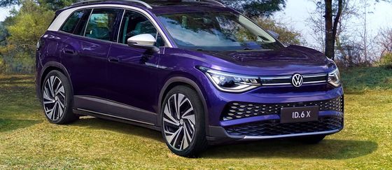 VW ID6X Large Electric Cars 617km Long Range Pure Electric SUV Vehicles 160km/h